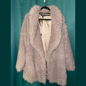 TORRID Caramel Brown Furry Faux Shearling Sherpa Warm Teddy Jacket Coat SIZE 3